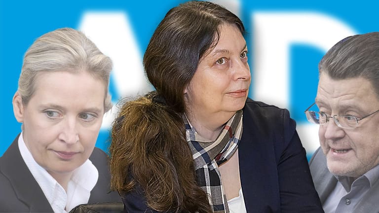 AfD-Vorsitzende Alice Weidel, Birgit Malsack-Winkemann, AfD-Abgeordneter Stephan Brandner: Die Terrorverdächtige Malsack-Winkemann war in der AfD gut vernetzt.