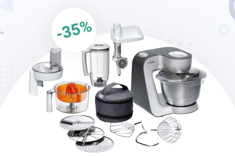 Marken-Sale bei Amazon: Der Onlineriese reduziert diverse Küchengeräte von Hersteller Bosch radikal.