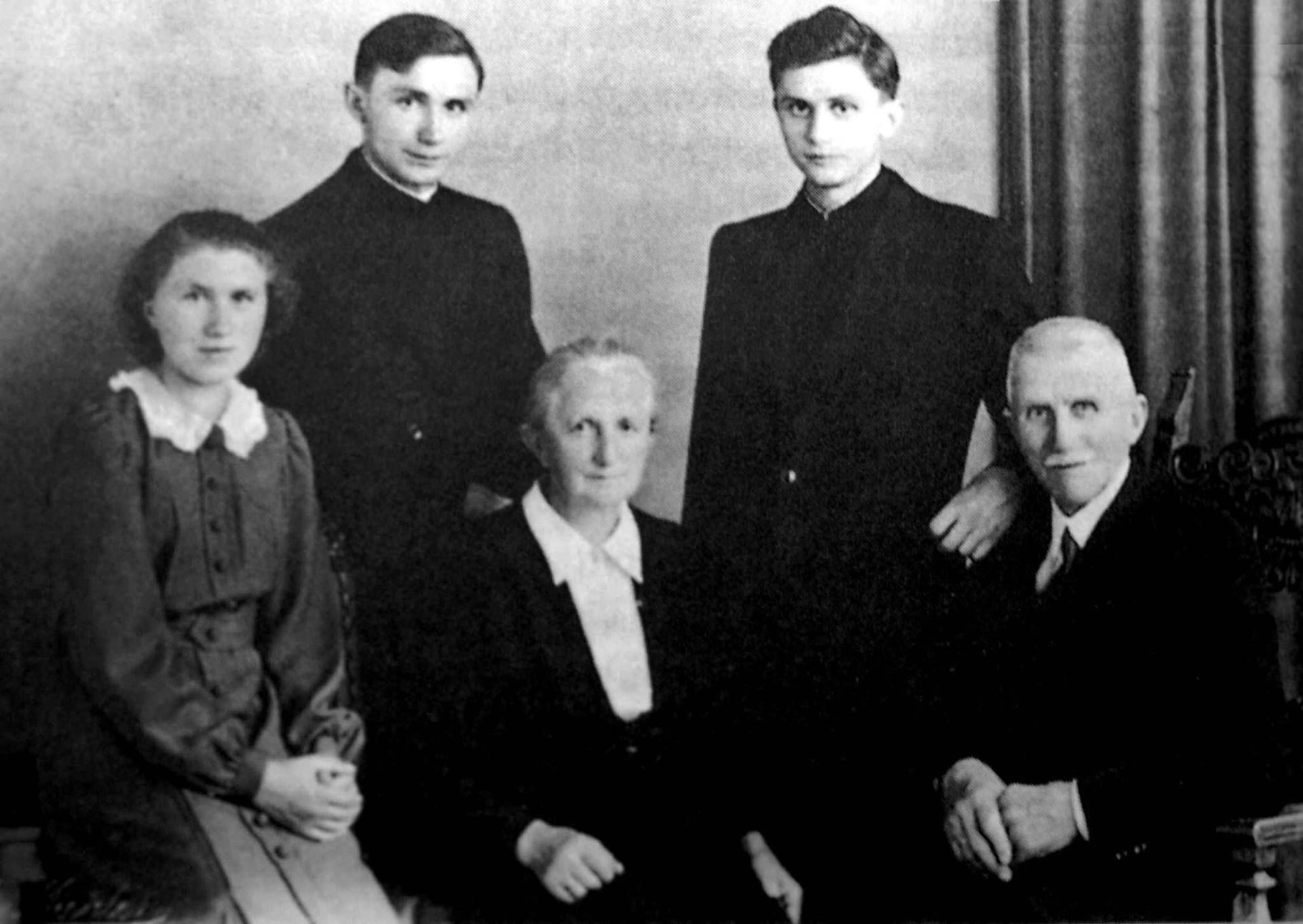 Familie Ratzinger im Jahr 1938
