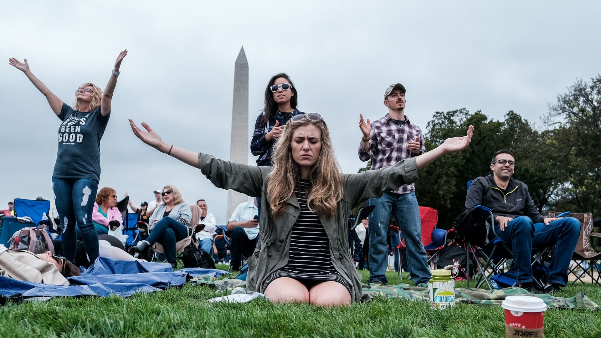 Der sogenannte "Prayers march" in Washington, USA (Archivbild): Angeführt wird die Veranstaltung von Franklin Graham.