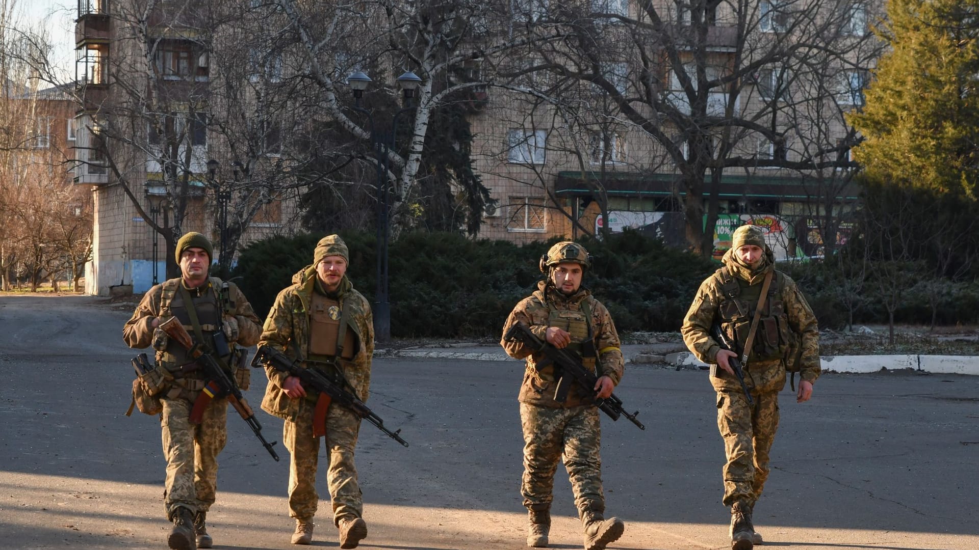 Ukrainische Soldaten in Bachmut (Archivbild): Die Kämpfe werden dort wieder heftiger.