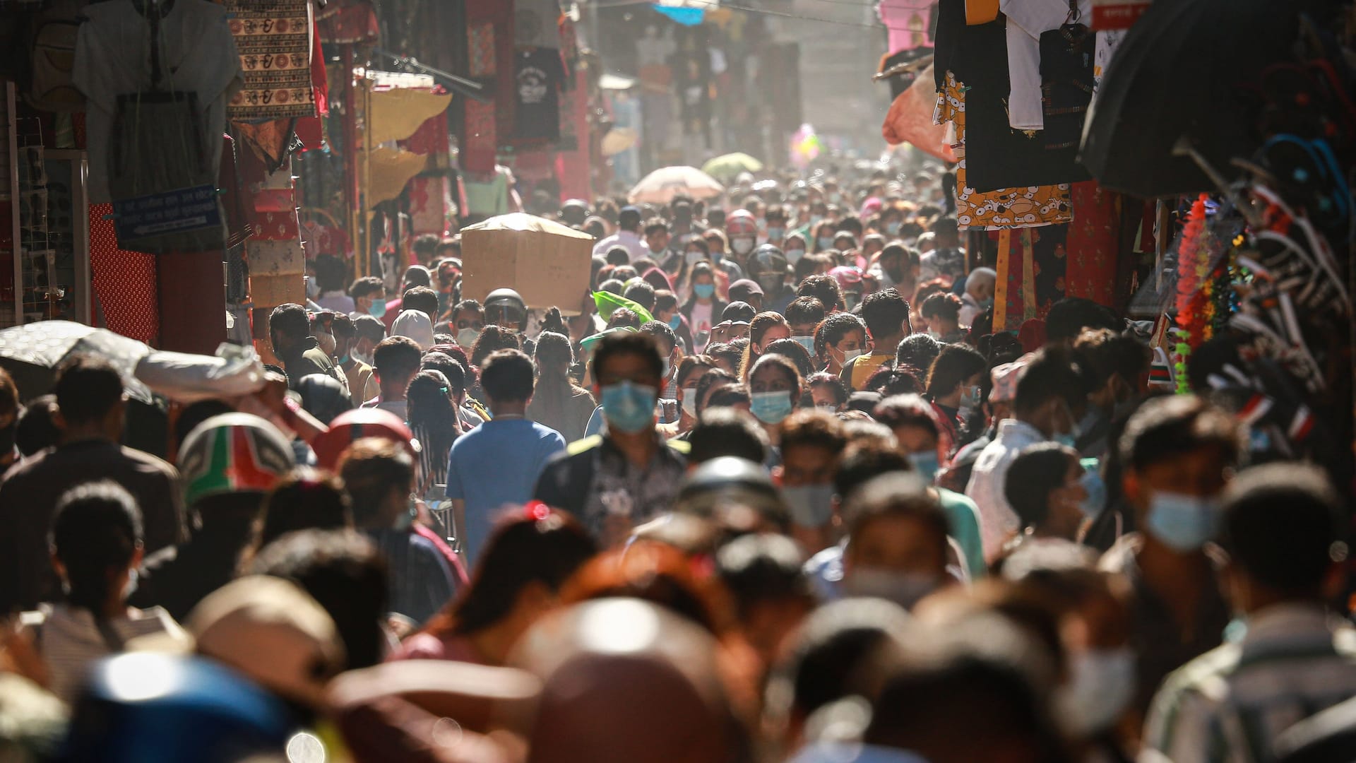 Markt in Kathmandu (Archiv): Ein Influencer soll einen rivalisierenden Food-Blogger erstochen haben.