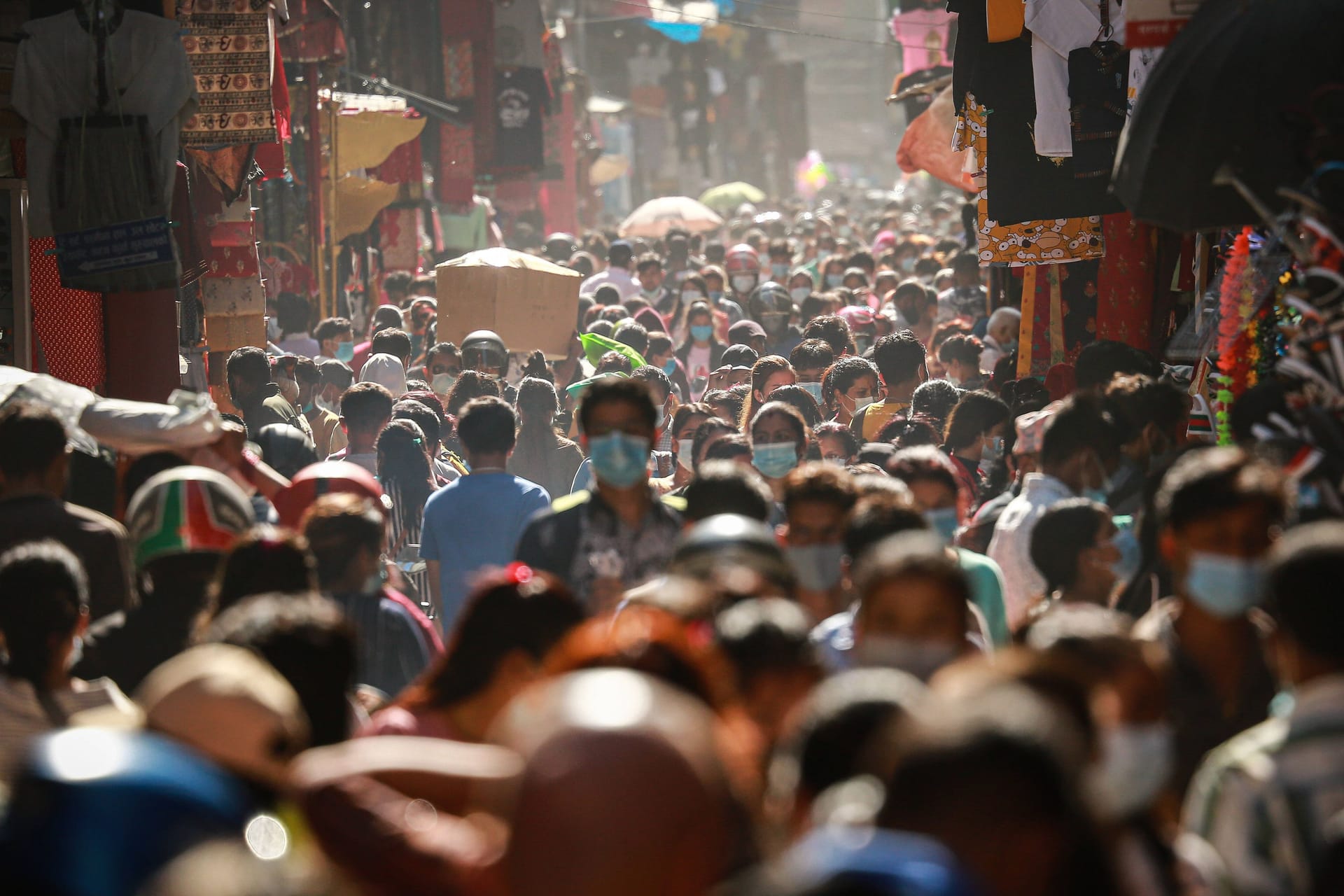 Markt in Kathmandu (Archiv): Ein Influencer soll einen rivalisierenden Food-Blogger erstochen haben.