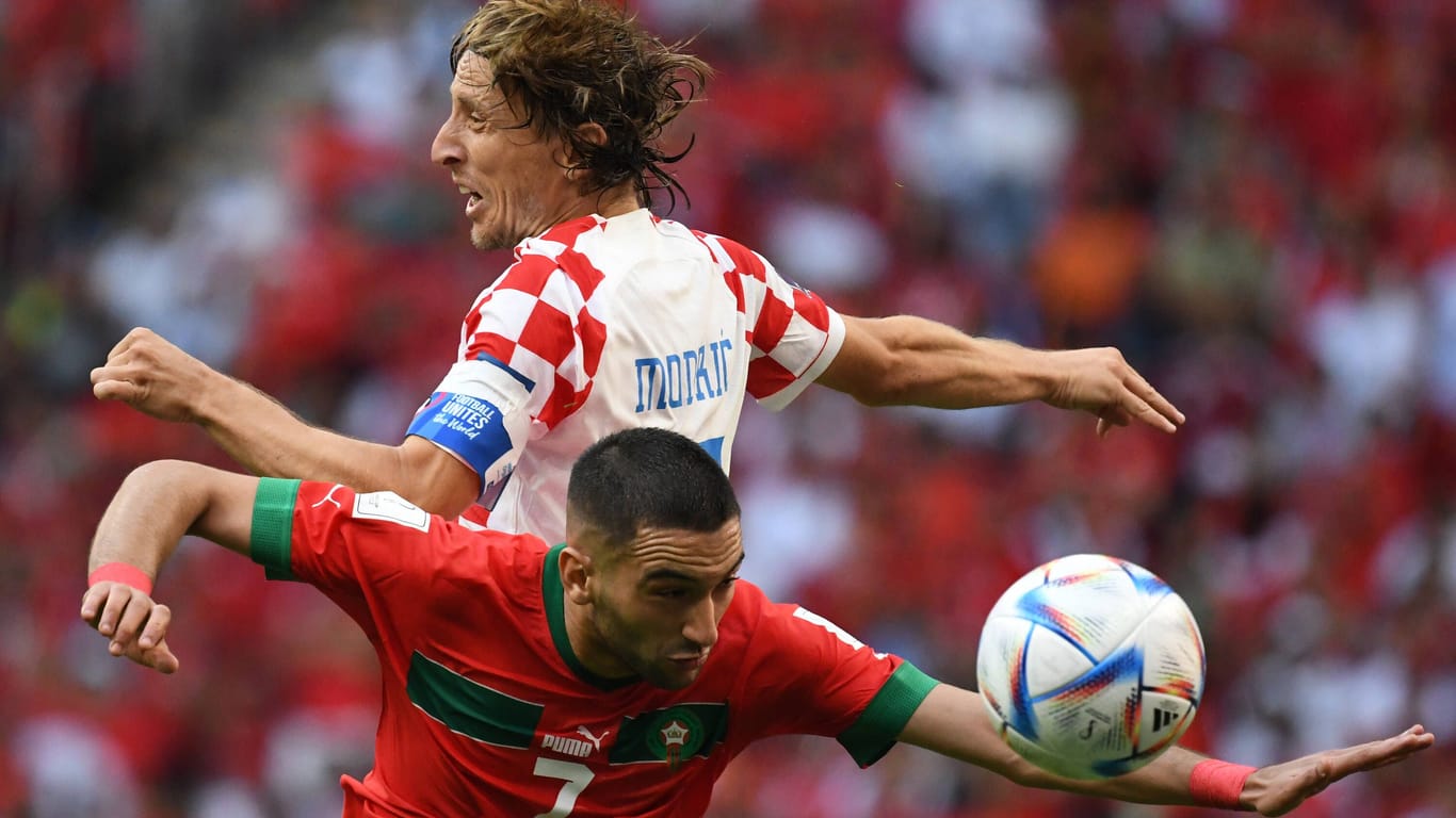 Luka Modric: Das Spiel um Platz drei wird wohl die letzte WM-Partie für den kroatischen Superstar (oben).