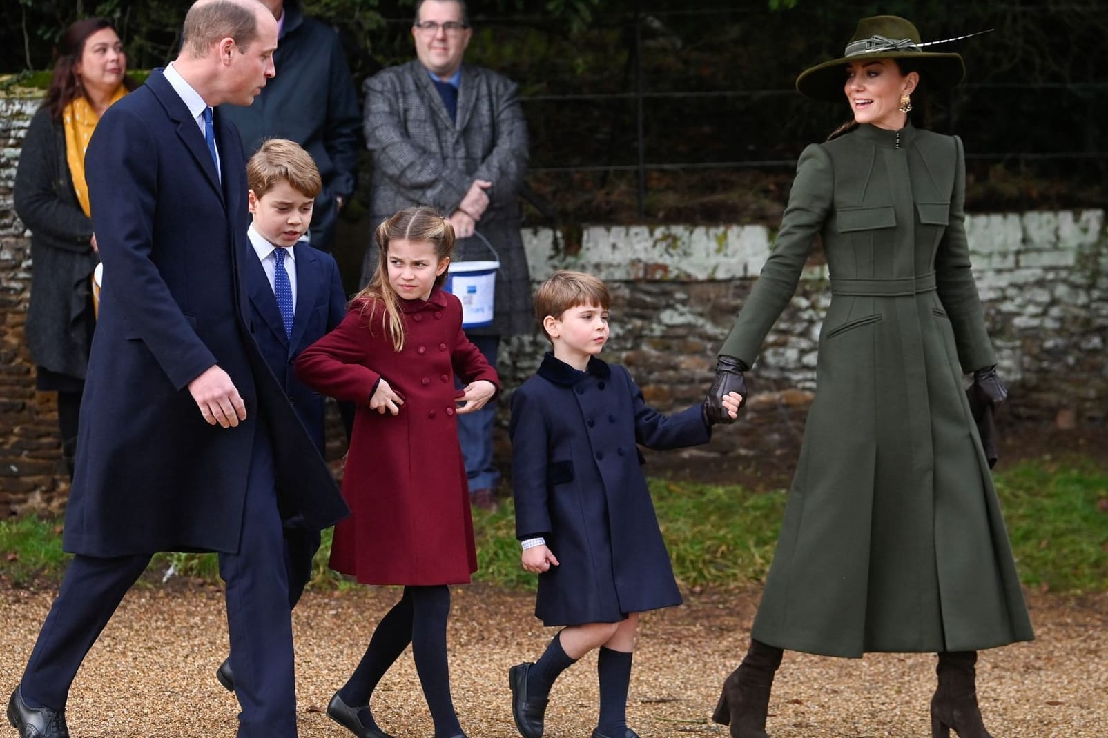 Prinz William und Prinzessin Kate mit ihren Kinder George, Charlotte und Louis (v.l.n.r.)
