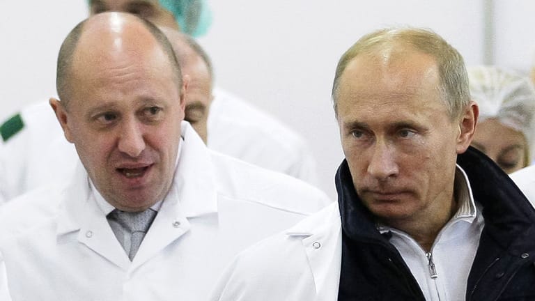 Jewgeni Prigoschin und Wladimir Putin: Der Oligarch ist mächtig geworden, fürchtet Wladimir Kaminer.