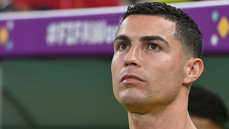 Cristiano Ronaldo: Den Platz auf der Bank kennt er eigentlich nicht.