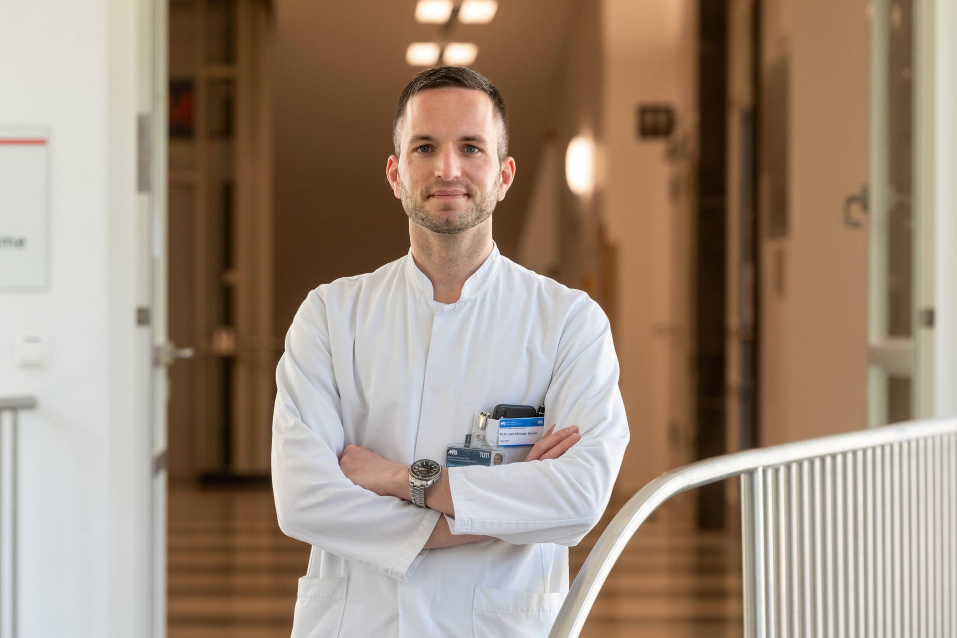 Oberarzt Christoph Spinner vom Klinikum rechts der Isar (Archivbild): Er ist Infektiologe und Leiter Stabsstelle Medizin und Strategie der Münchner Klinik.