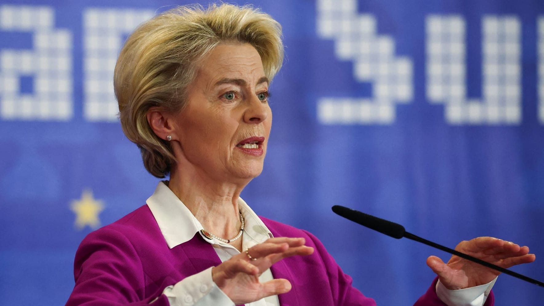 EU-Kommissionspräsidentin Ursula von der Leyen: "Ich bin absolut überzeugt, dass die Zukunft unserer Kinder mit dem Westbalkan in der EU sicherer und wohlhabender sein wird."