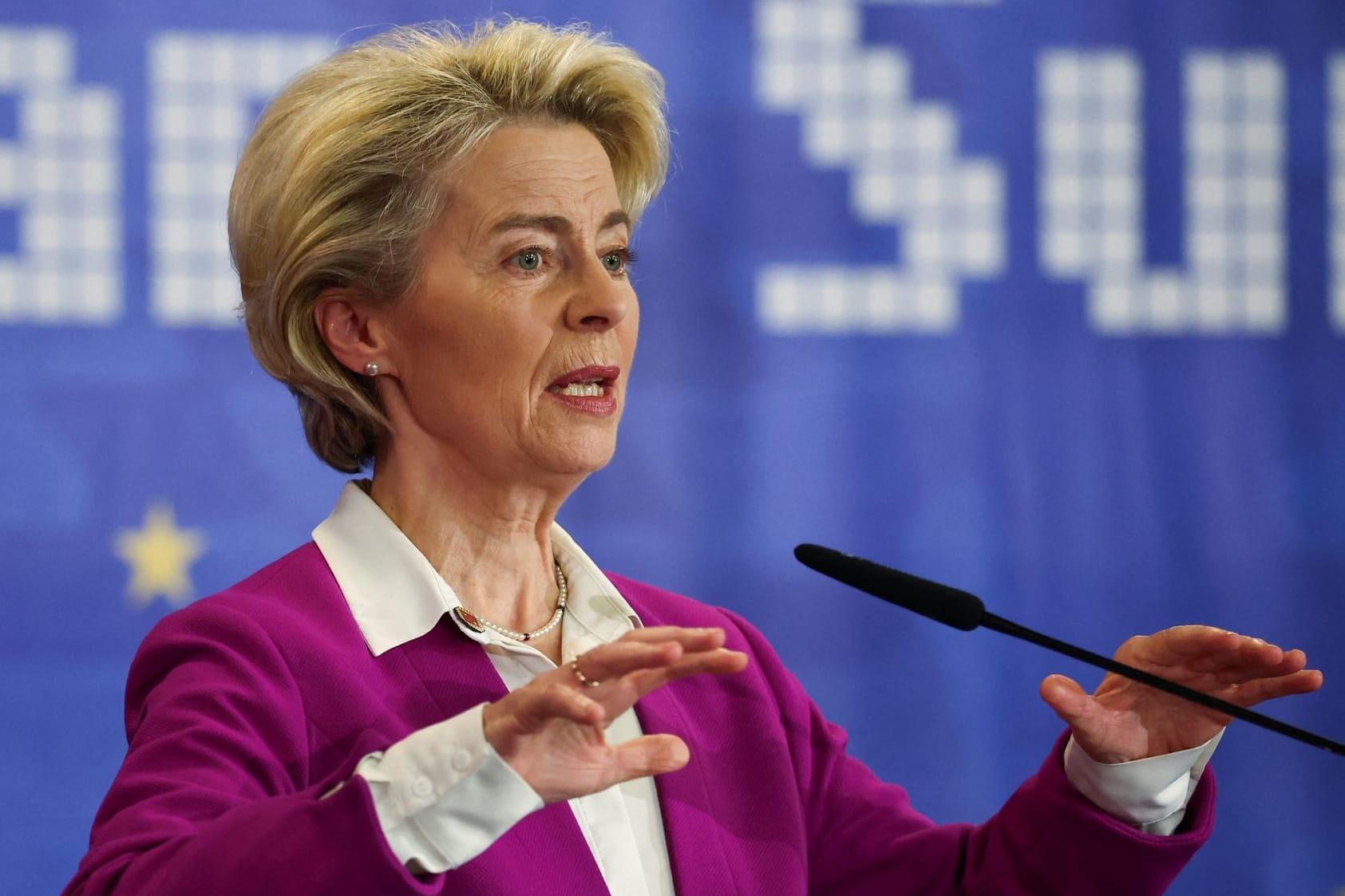 EU-Kommissionspräsidentin Ursula von der Leyen: "Ich bin absolut überzeugt, dass die Zukunft unserer Kinder mit dem Westbalkan in der EU sicherer und wohlhabender sein wird."