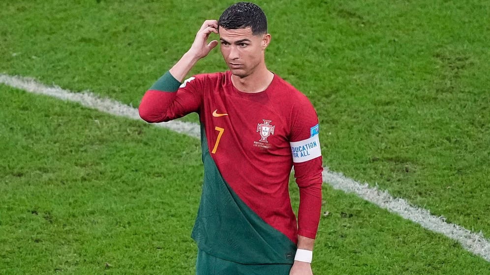 Reizfigur: Cristiano Ronaldo erlebte einen verrückten Abend.