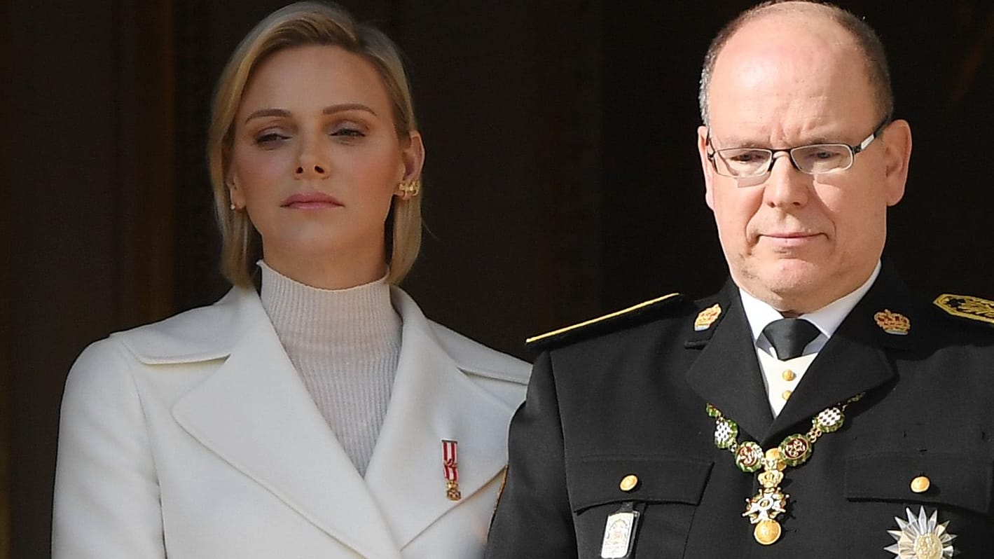 Fürstin Charlène und Fürst Albert: Die monegassischen Royals trauern.