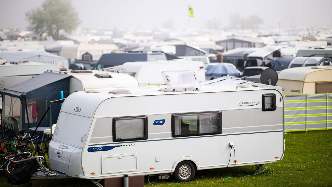 Campingwagen im Urlaubsort Schillig (Archivfoto): Gästebeiträge werden ebenfalls vielerorts angehoben.