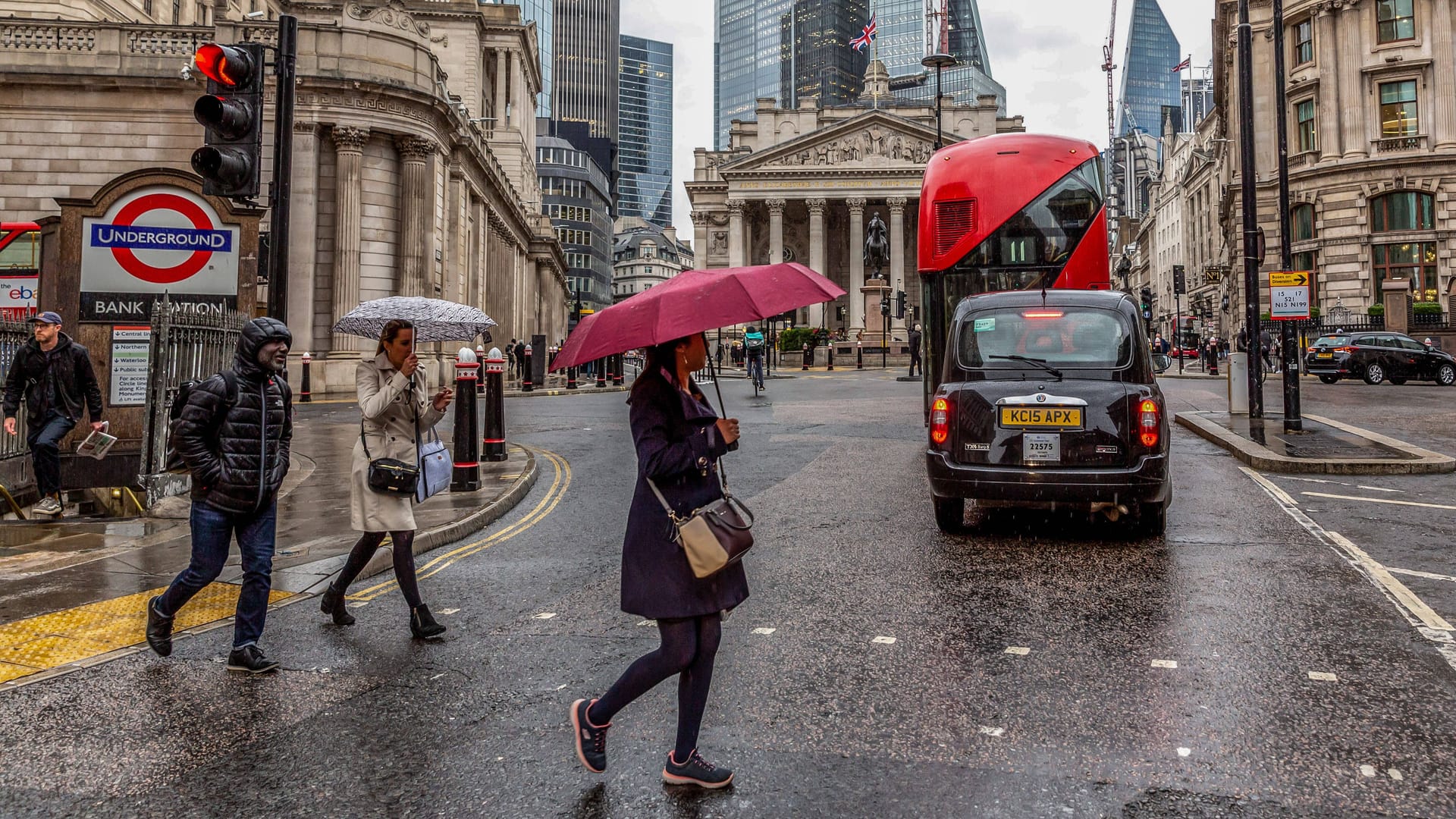 London in Großbritannien: Die Rekordinflation hat großen Einfluss auf das Bruttoinlandsprodukt.