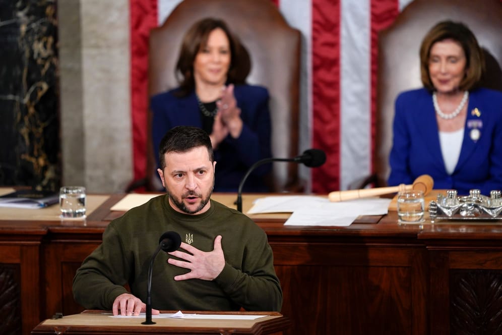 Präsident der Ukraine in Washington - Kongress