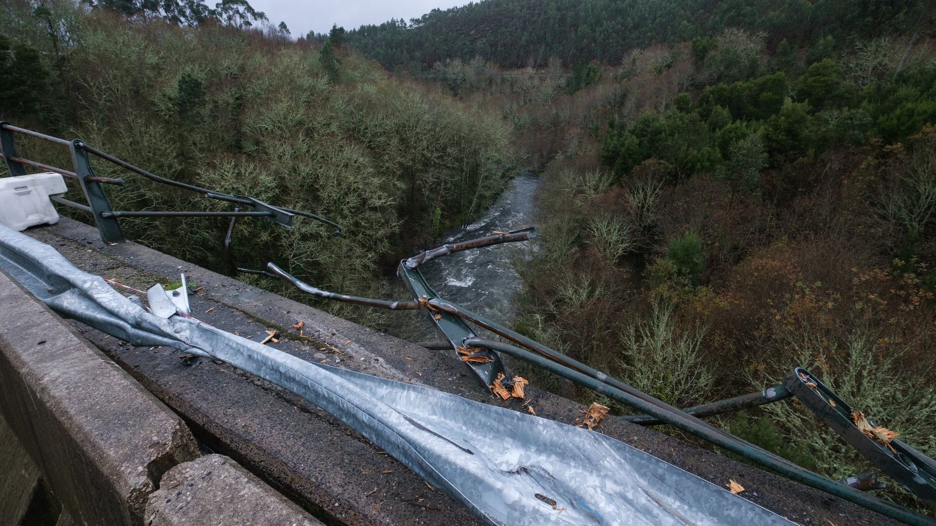 Busunfall in Spanien