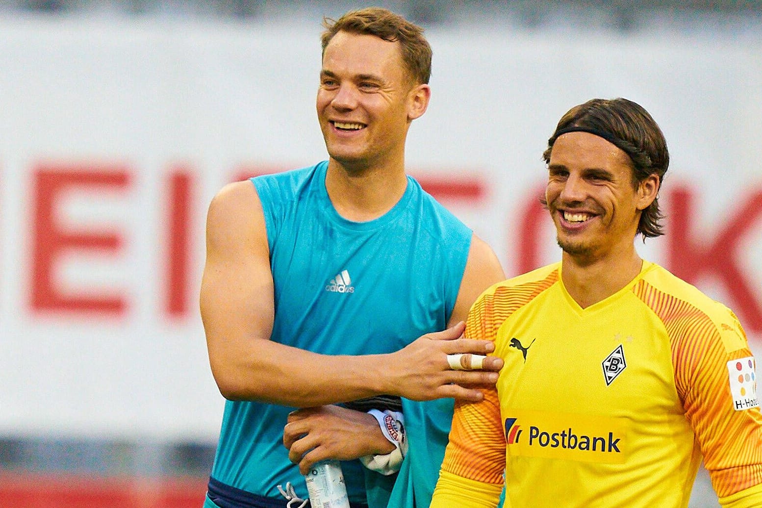 Manuel Neuer und Yann Sommer (r.): Die Keeper sind beide jeweils gesetzte Schlussmänner ihrer Teams.