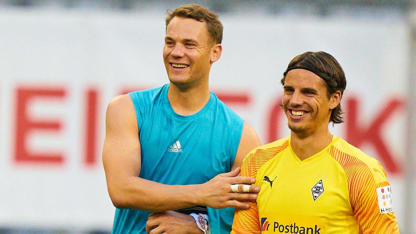 Manuel Neuer und Yann Sommer (r.): Die Keeper sind beide jeweils gesetzte Schlussmänner ihrer Teams.