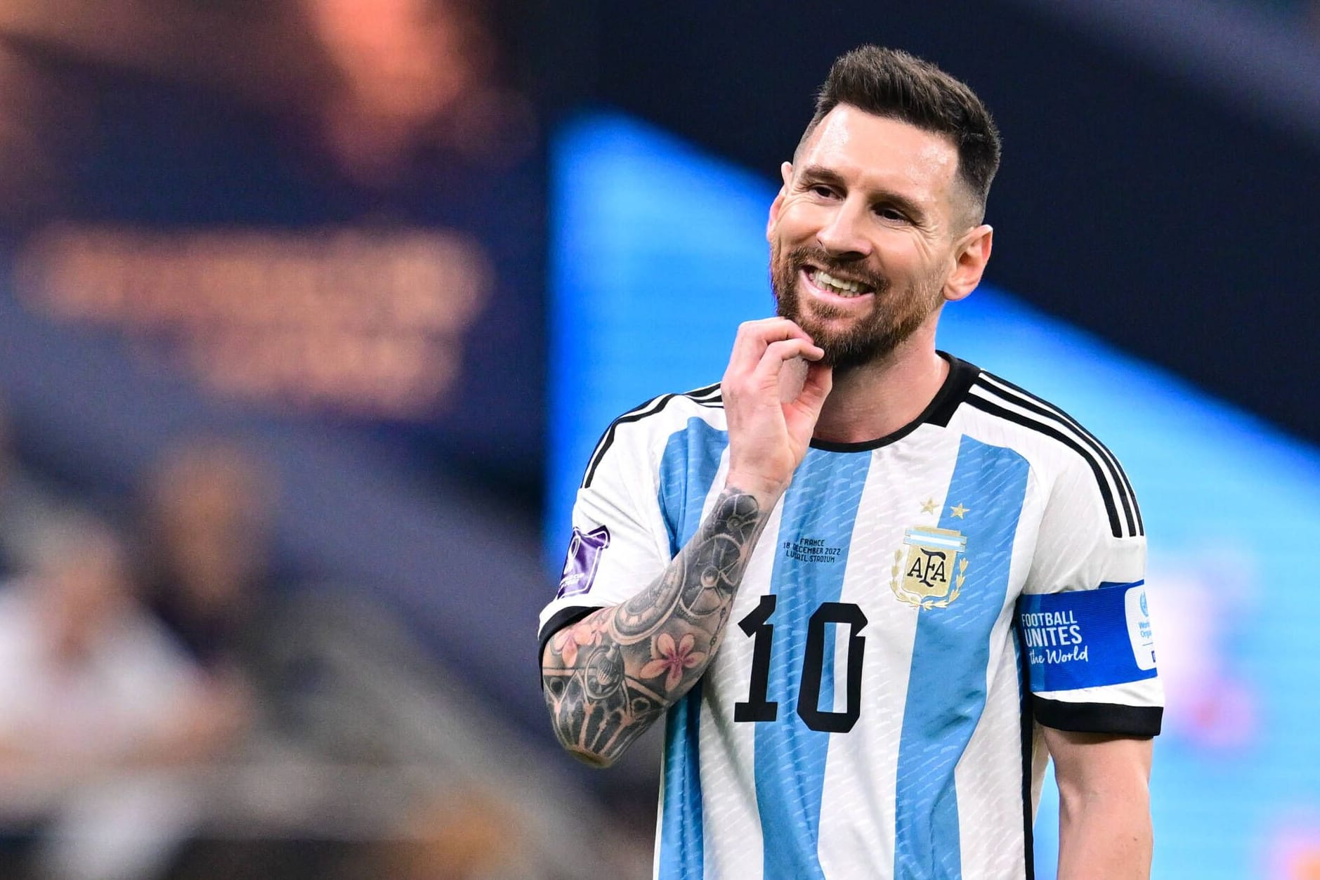 Lionel Messi: Er ist in Katar Weltmeister geworden.