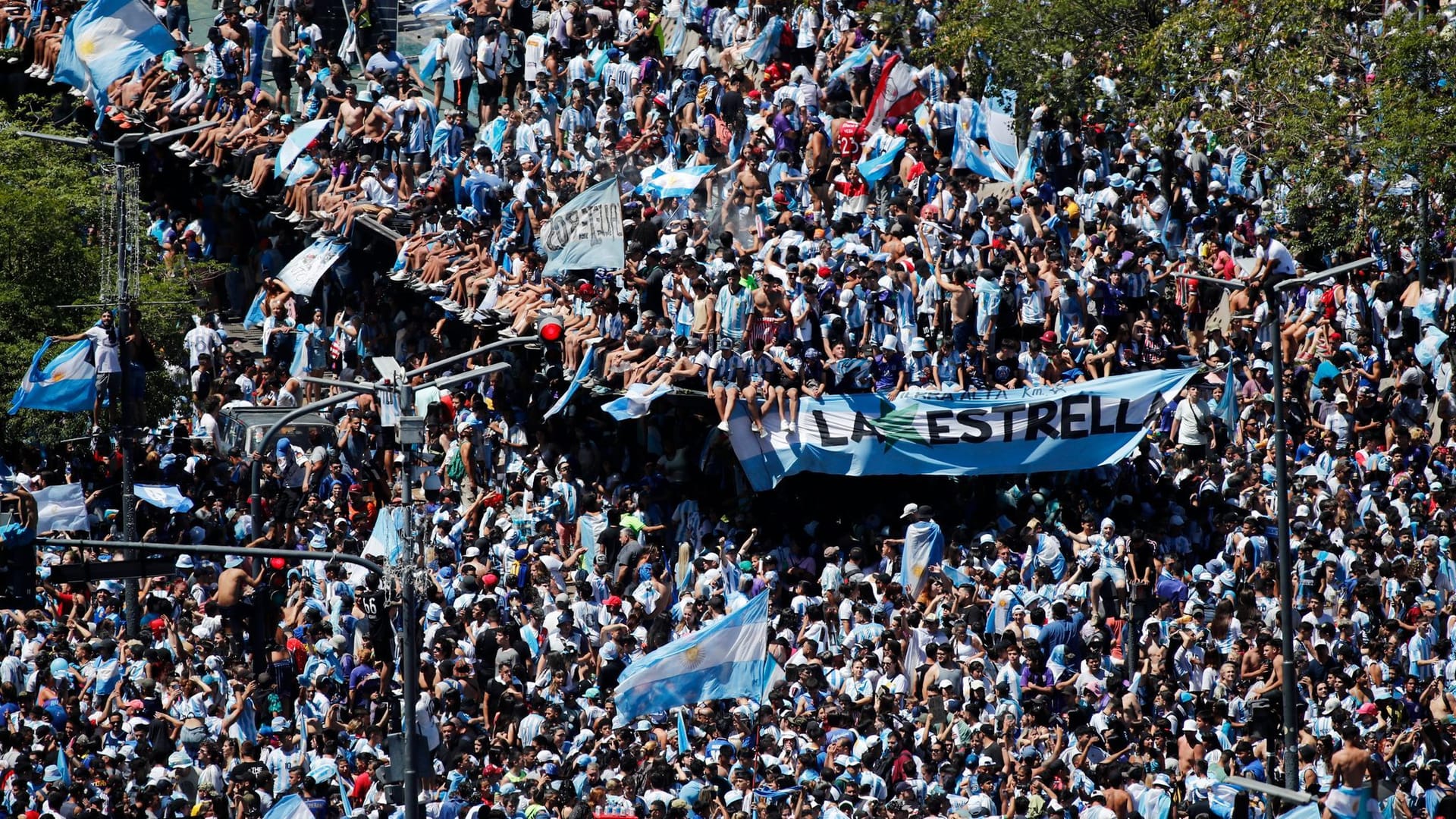 In Argentinien wird der WM-Titel frenetisch gefeiert.