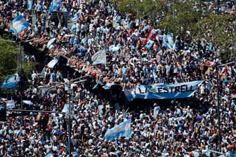 In Argentinien wird der WM-Titel frenetisch gefeiert.