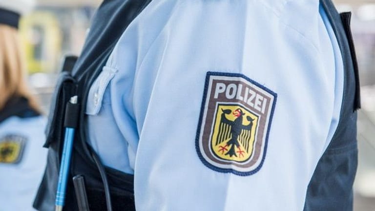 Polizisten der Bundespolizei (Symbolbild): Zwei Beamte wurden bei einem Einsatz in Altona verletzt.