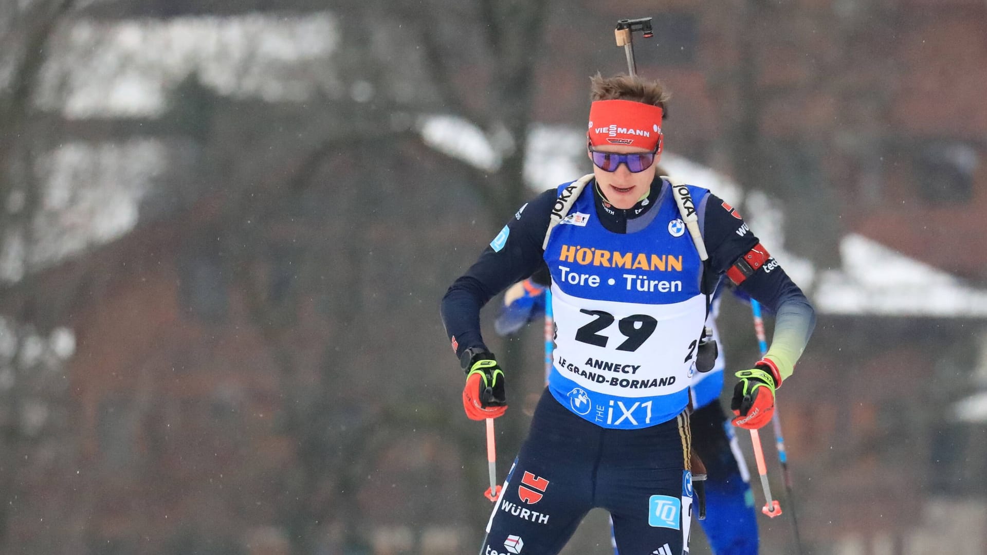 Benedikt Doll (Archivbild): Der deutsche Biathlet schaffte es zum Jahresabschluss nicht mehr auf das Podest.