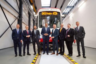 Neue Straßenbahnen für Dortmund: Ursprünglich sollten ab Sommer 2023 erste Wagen auf die Schienen kommen.