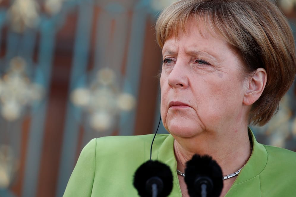 Die damalige Bundeskanzlerin Angela Merkel (Archivbild): In Wahrheit habe sie sich gegen den Klimaschutz engagiert, sagt Stefan Rahmstorf.