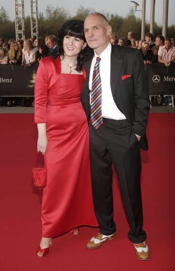 Hans Peter Hallwachs with his wife Anne 2008 in Cologne