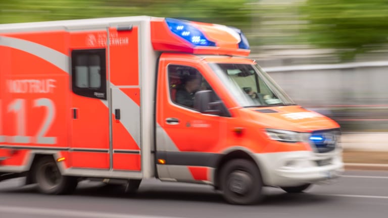 Rettungswagen im Einsatz (Symbolfoto): Auch die Beifahrerin wurde schwer verletzt.