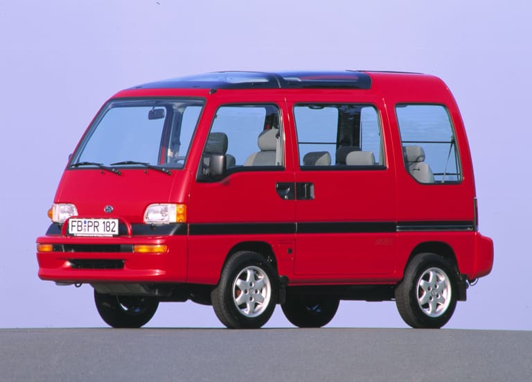 Sehr klein und sehr geräumig: der Micro-Van Subaru Libero.