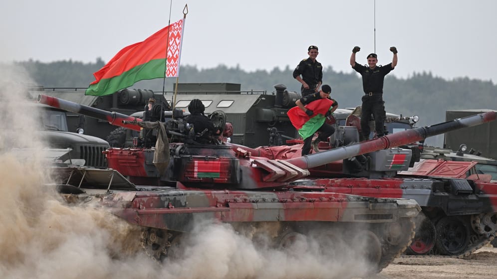 Belarussische Militäreinheit: Belarus erklärte in der Vergangenheit, dass es nicht in den Krieg in der benachbarten Ukraine eingreifen werde.