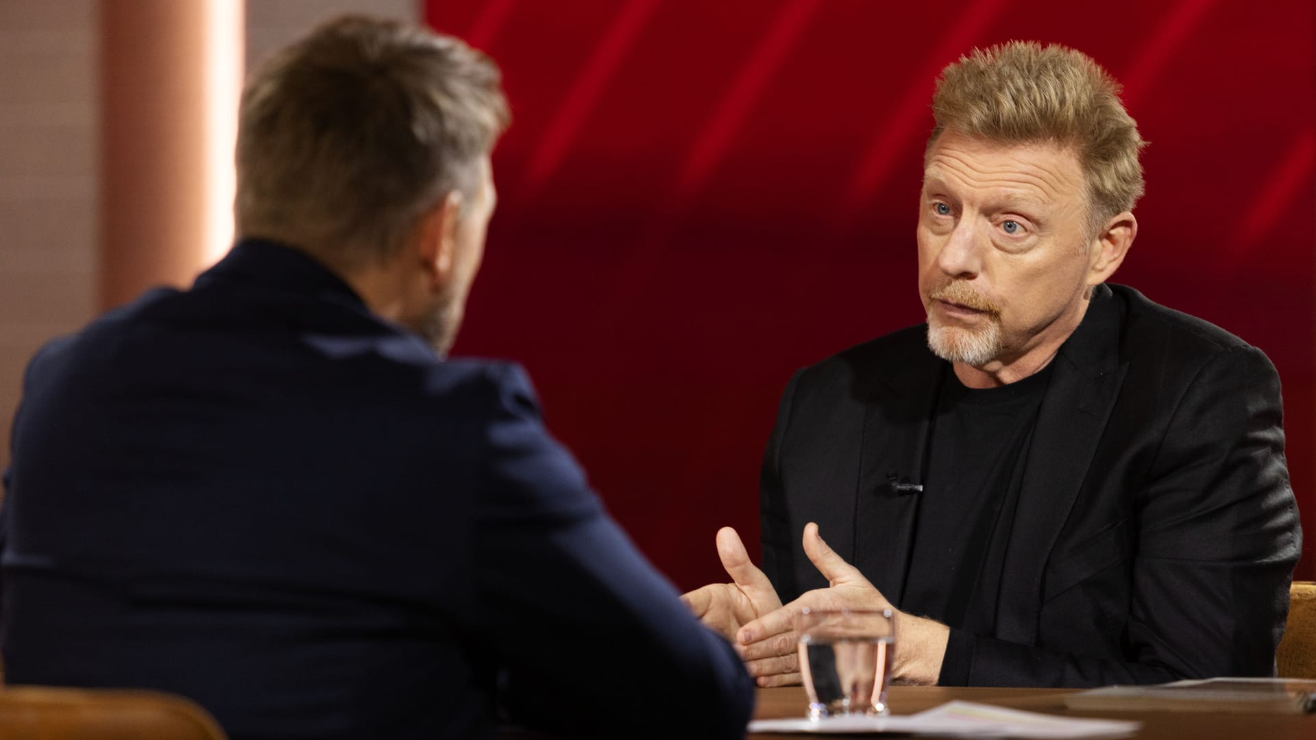 Boris Becker während eines Interviews für "Sat.1 Spezial" (20. Dezember ab 20:15 Uhr)