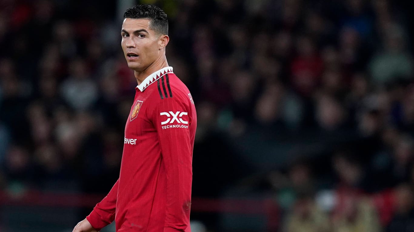 Cristiano Ronaldo im Trikot von Manchester United: Der Portugiese stürmt ab sofort für Al-Nassr.
