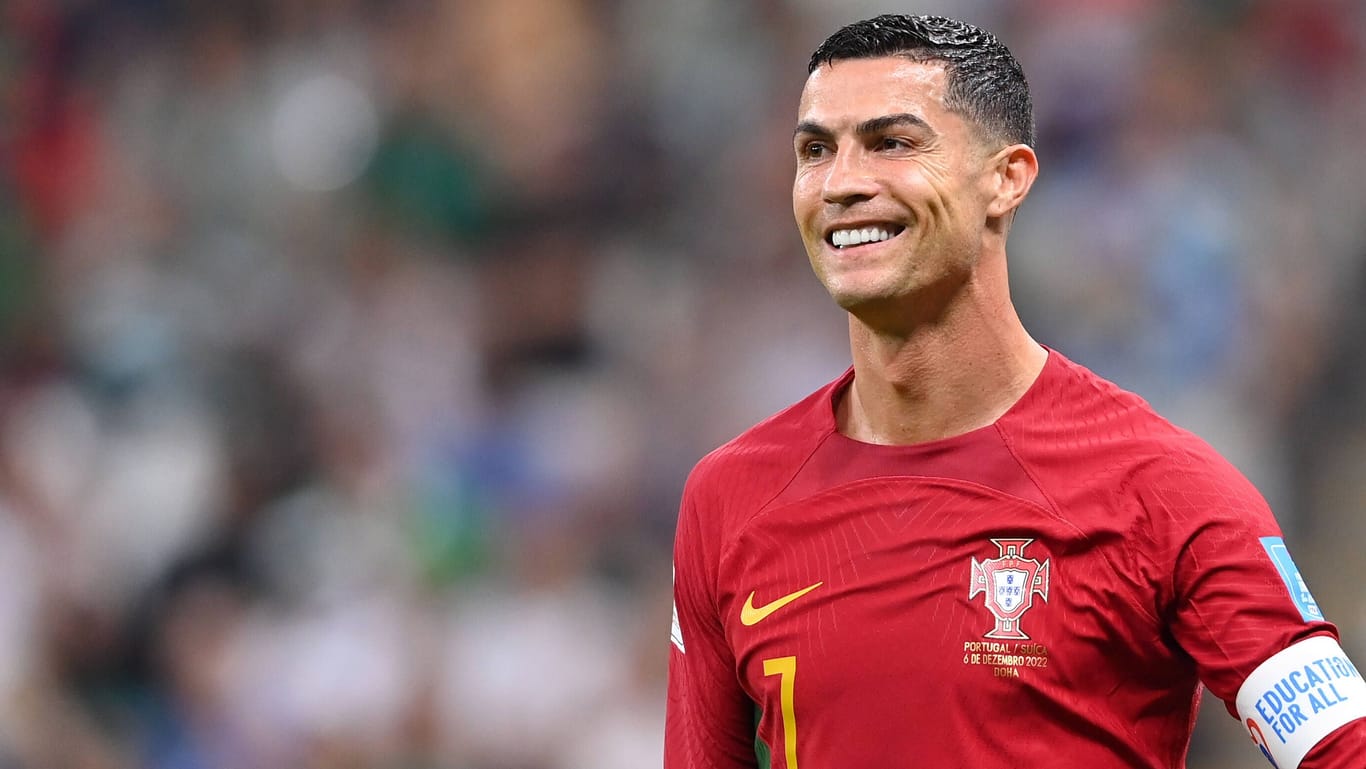 Cristiano Ronaldo: Der portugiesische Superstar geht ab sofort in Saudi-Arabien auf Torejagd.