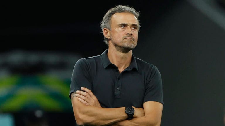 Spaniens Trainer Luis Enrique konnte der Auftritt seiner Mannschaft nicht gefallen.
