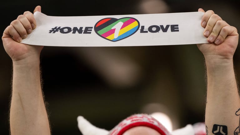 Das "One Love"-Thema dominierte die ersten Tage bei der WM in Katar.