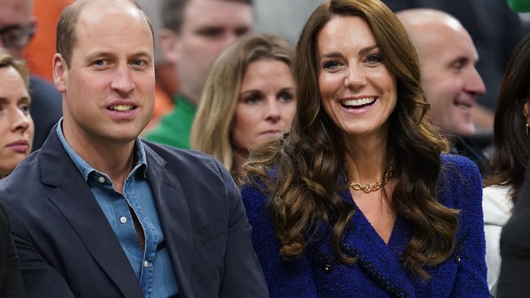 Prinz William und Herzogin Kate: Das Paar besuchte ein Basketballspiel.