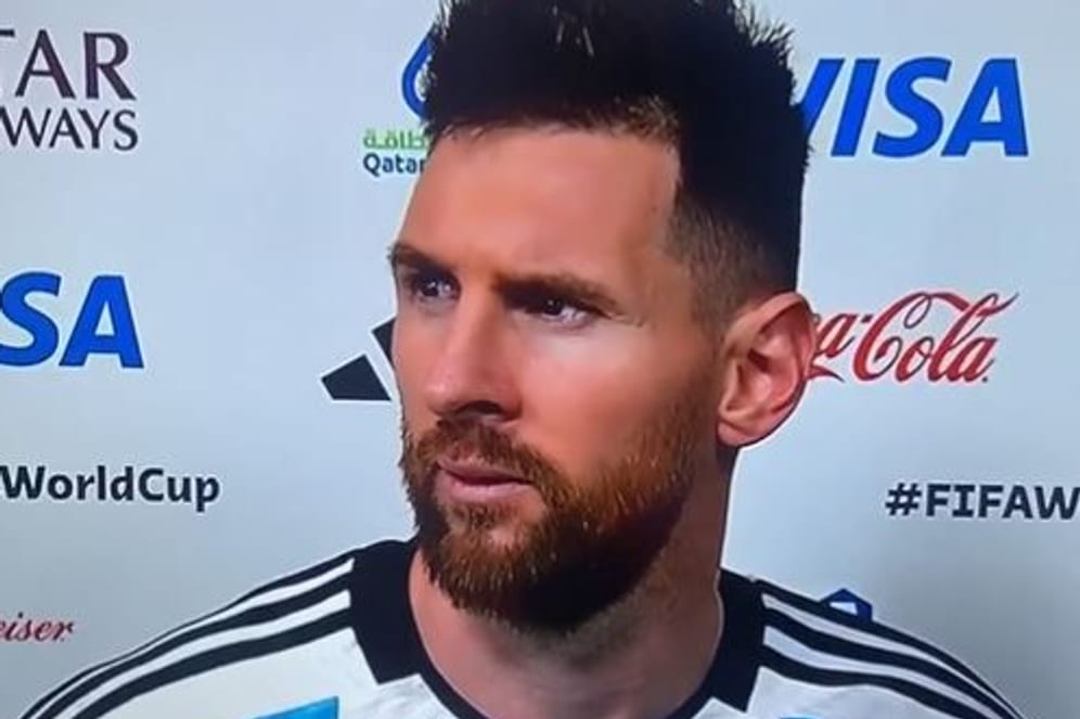 Ernster Blick: Lionel Messi nach dem Viertelfinalerfolg gegen die Niederlande.