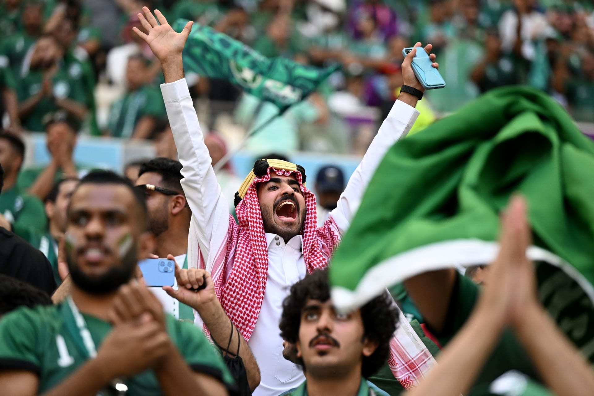 Fans von Saudi-Arabien