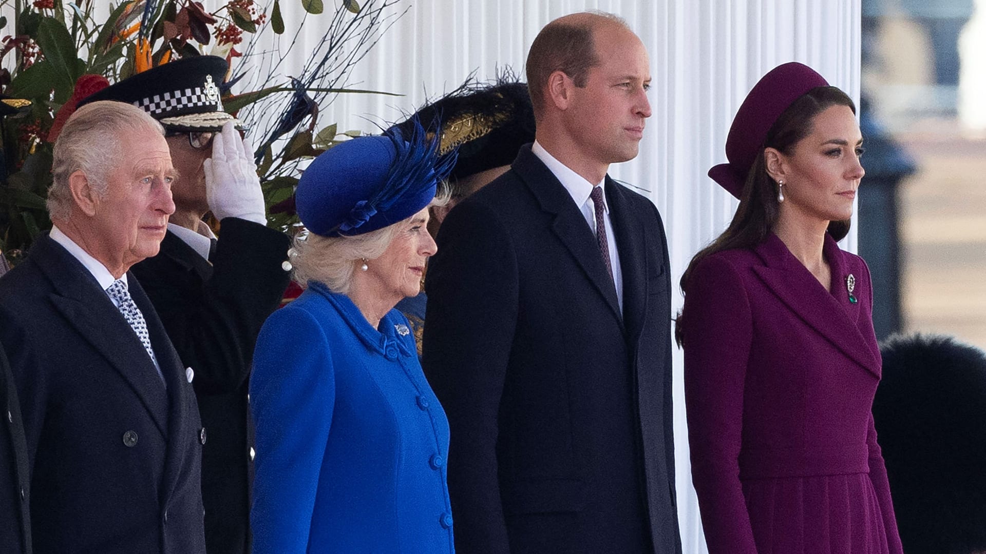 König Charles III., Königsgemahlin Camilla, Prinz William und dessen Ehefrau Kate: Nicht alle Royals werden sich in diesem Jahr beim Ostergottesdienst zeigen.