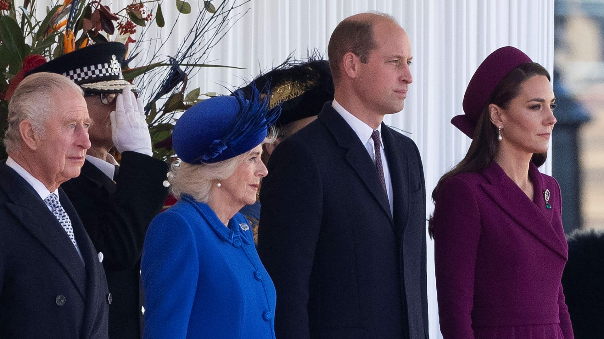 König Charles III., Königsgemahlin Camilla, Prinz William und dessen Ehefrau Kate: Nicht alle Royals werden sich in diesem Jahr beim Ostergottesdienst zeigen.