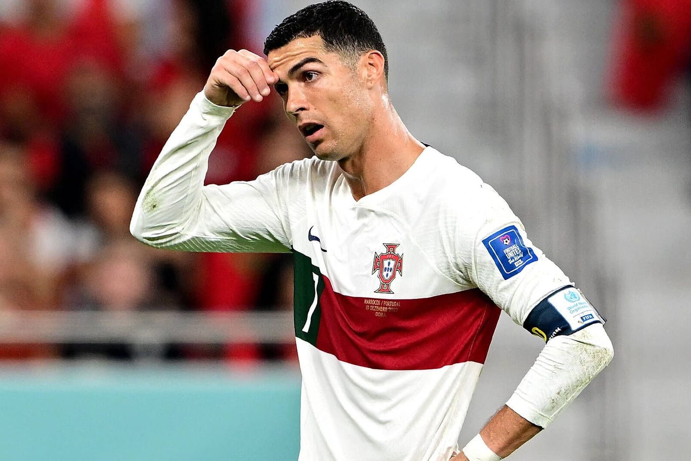 Cristiano Ronaldo: Er schied mit Portugal im Viertelfinale der WM aus.