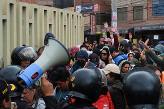 Protest in der peruanischen Stadt Cusco: Der internationale Flughafen Alejandro Velasco Astete in Cusco ist seit Montag geschlossen.