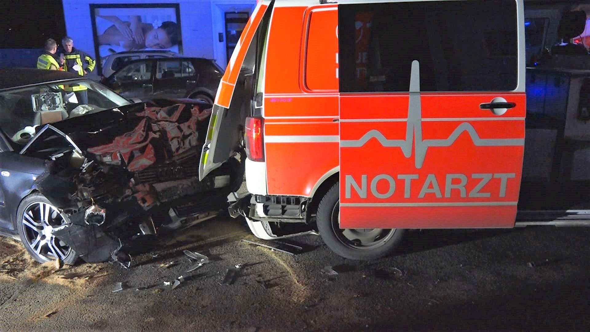 Szene von der Unfallstelle in Witten