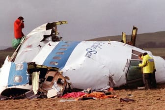 Überreste des Flugzeugs, das 1988 über Lockerbie explodierte (Archiv): Die Maschine war auf dem Weg von London nach New York.