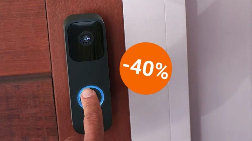 Bei Amazon ist nur noch wenige Stunden die Video-Doorbell von Blink rekordgünstig im Angebot.