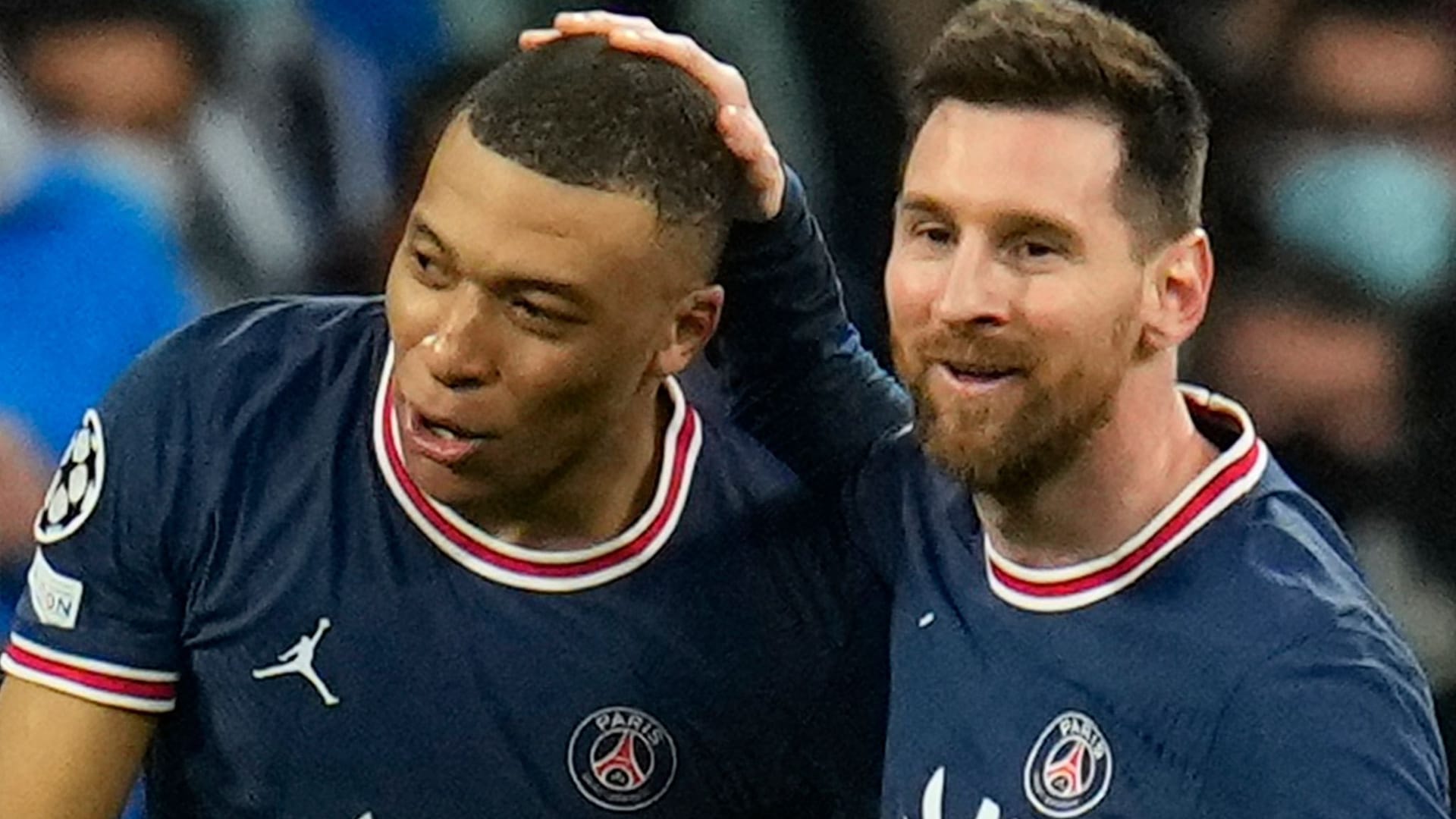 Kylian Mbappé und Lionel Messi