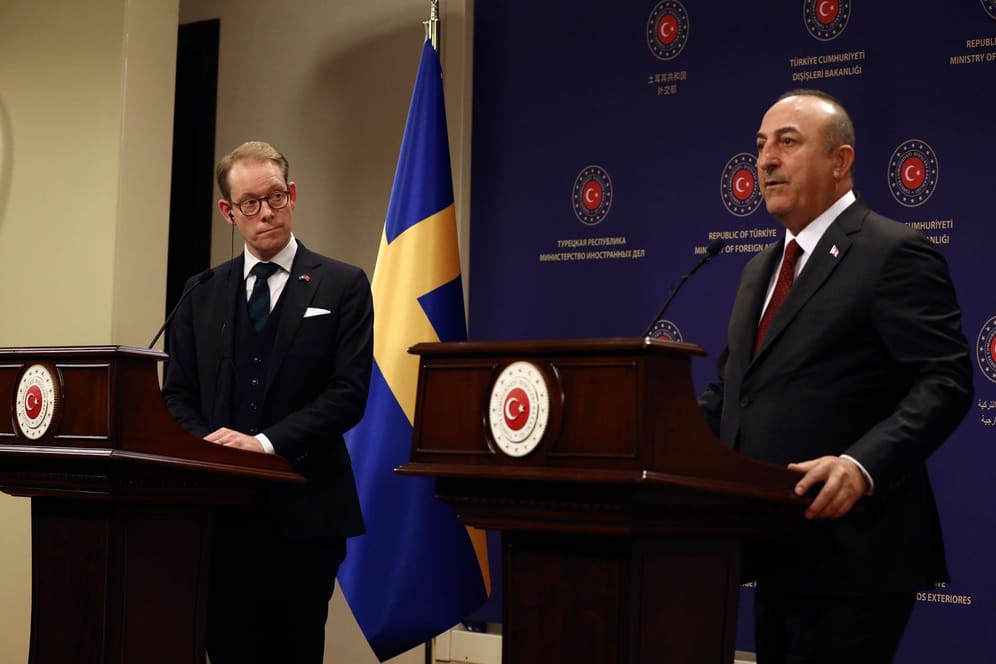 Außenminister von Schweden in der Türkei